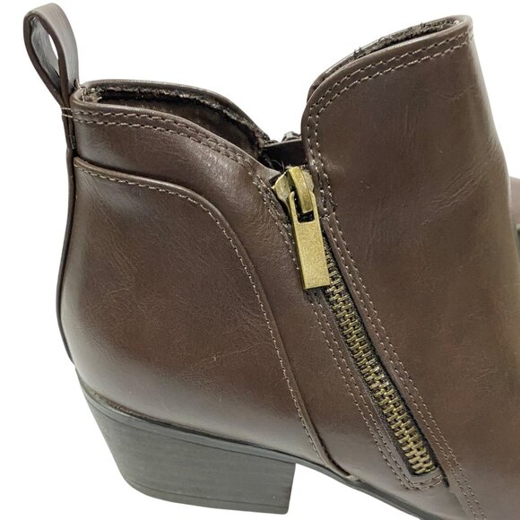 Esprit Women's Timber Faux Leather Round Toe Heel Ankle Boots 6.5 - Picture 8 of 9